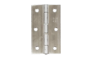 ステンレス SUS430 中厚丁番 (樹脂リング入)(ST999NR)ヘアーライン仕上げ(クマモト)